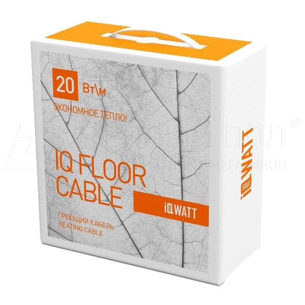 Греющий кабель IQ FLOOR CABLE 20 м